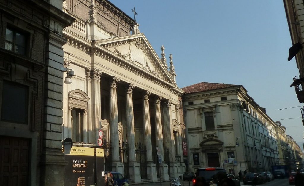 Ägyptisches Museum Turin während Renovierung 2013