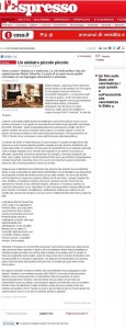 Un ministro piccolo piccolo - l’Espresso