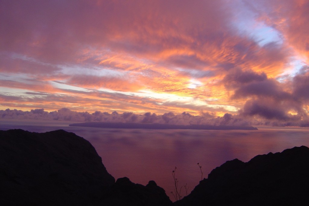 Blick auf La Gomera