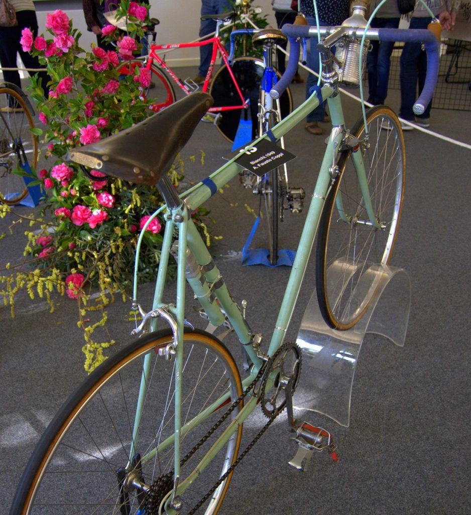 Rennrad des fünffachen Giro-Siegers Fausto Coppi
