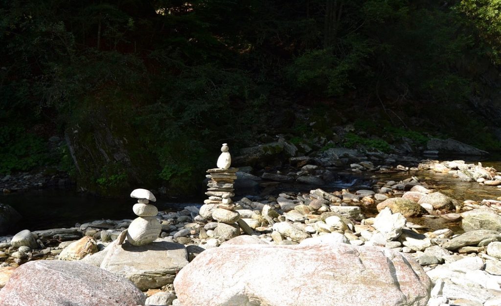 Zen am Fluss Rio Ragozzale Val Grande