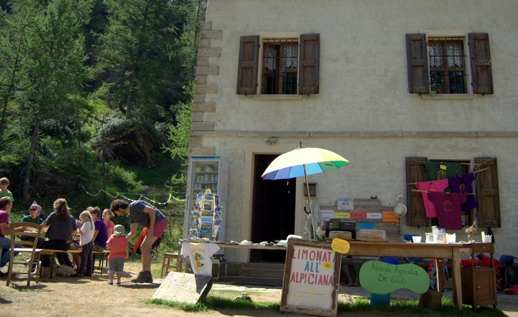 Empang an der Porteia Alpe Veglia