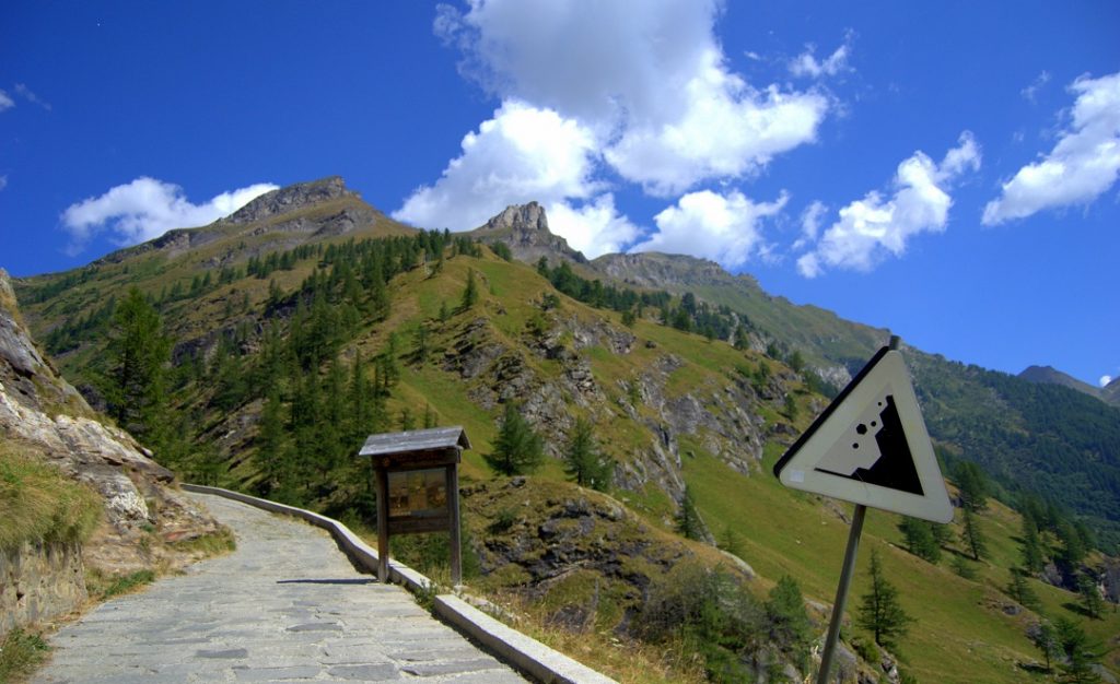 Jeepstraße zur Alpe Veglia
